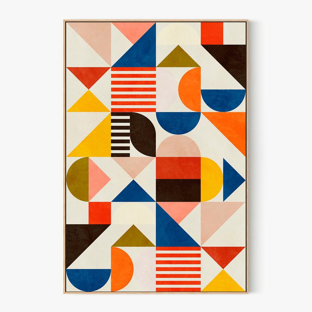 Bauhaus Fun-by-Ana Rut Bre-wall-art-print-canvas-poster-framed-Gioia