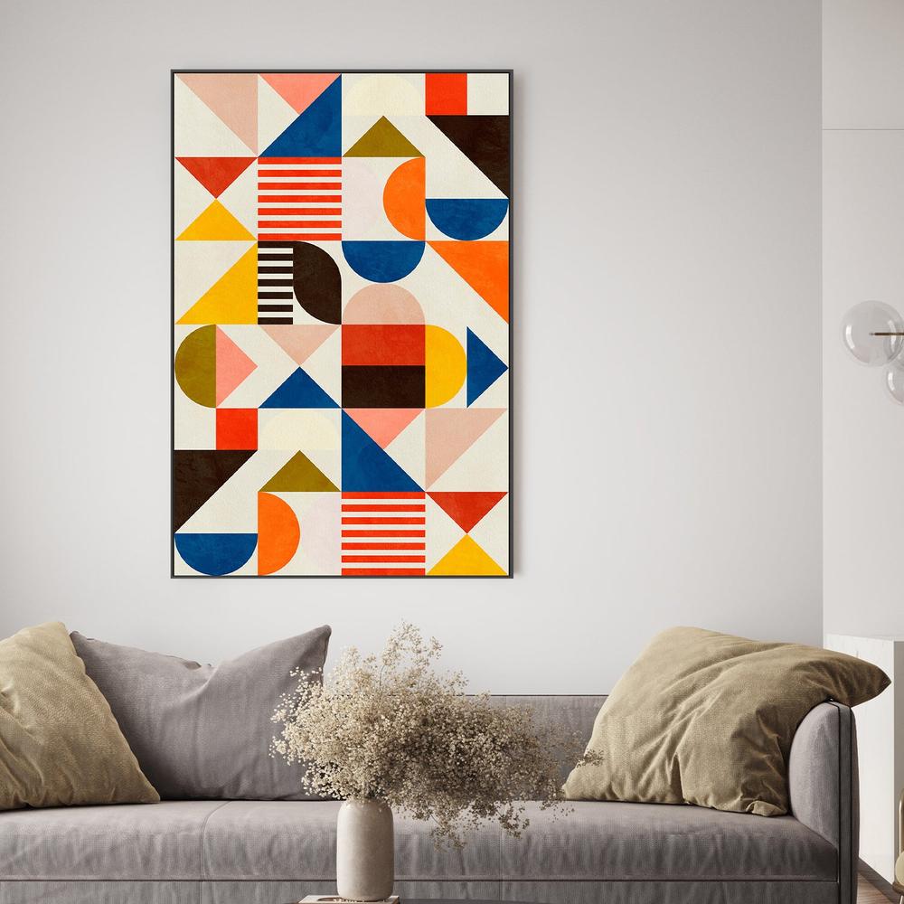 Bauhaus Fun-by-Ana Rut Bre-wall-art-print-canvas-poster-framed-Gioia