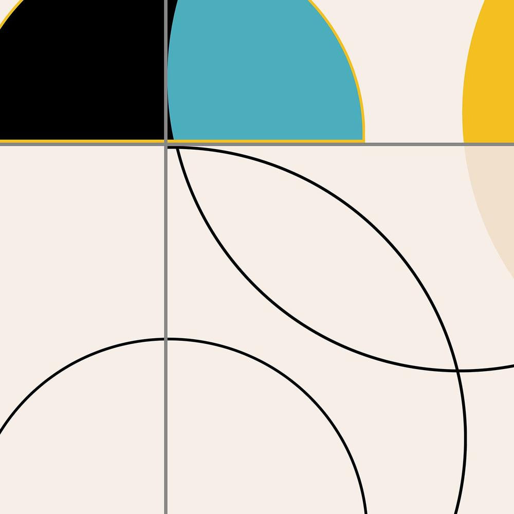 Bauhaus Geometric Shapes-by-CATS AND DOTZ-wall-art-print-canvas-poster-framed-Gioia