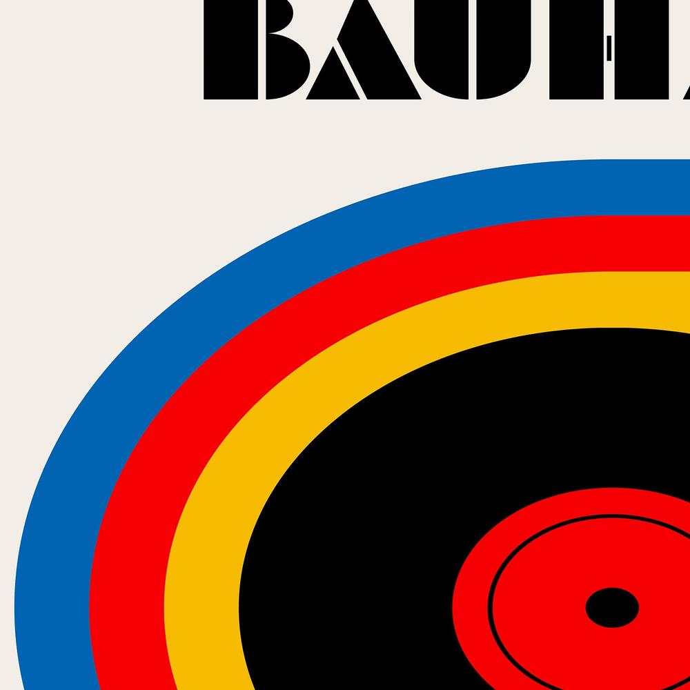 Bauhaus Music Record-by-Retrodrome-wall-art-print-canvas-poster-framed-Gioia