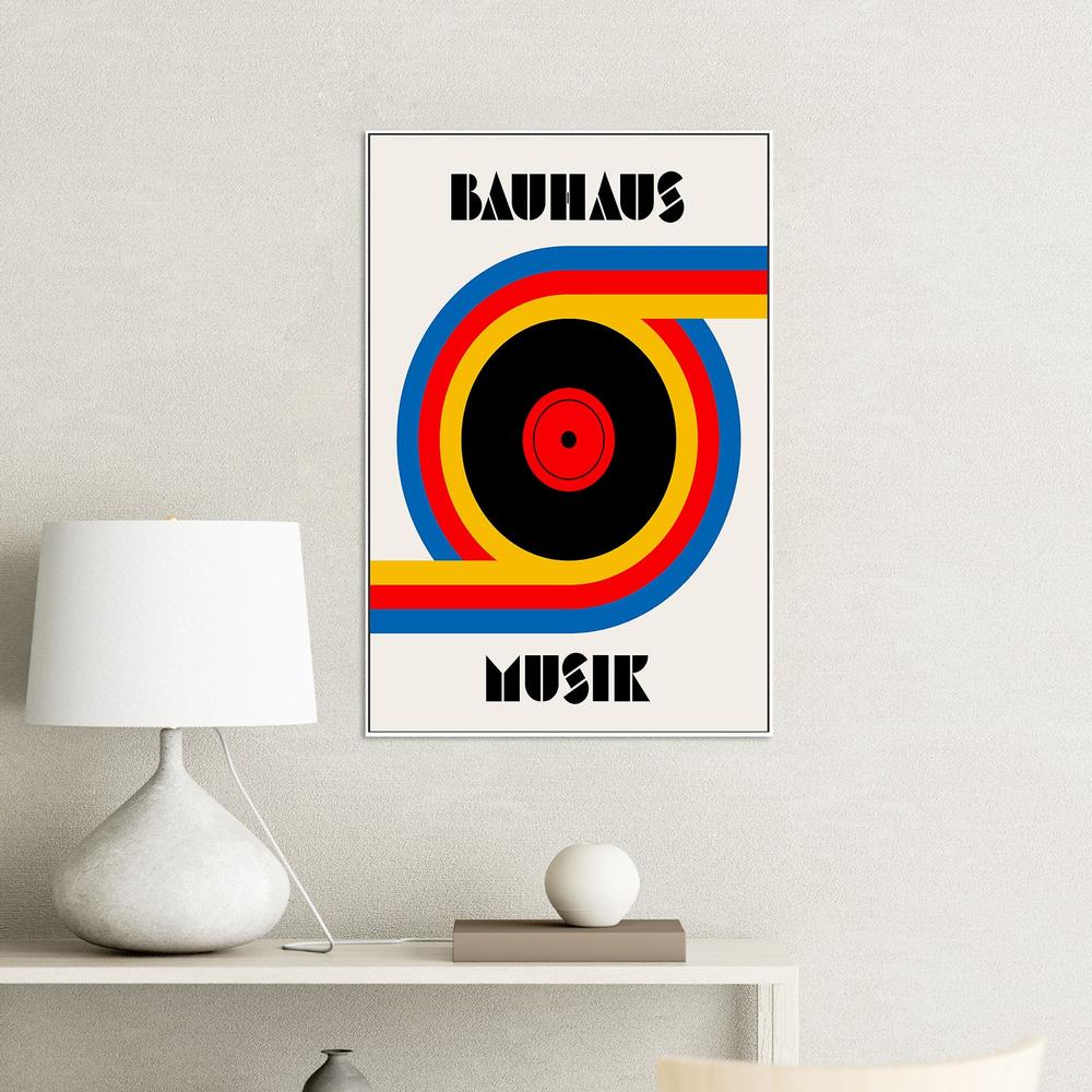 Bauhaus Music Record-by-Retrodrome-wall-art-print-canvas-poster-framed-Gioia