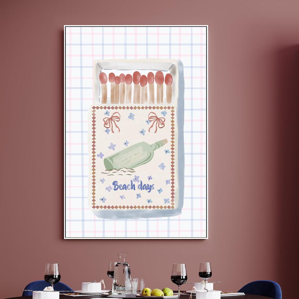 Beach Days Matchbox-by-Radhika Modi-wall-art-print-canvas-poster-framed-Gioia