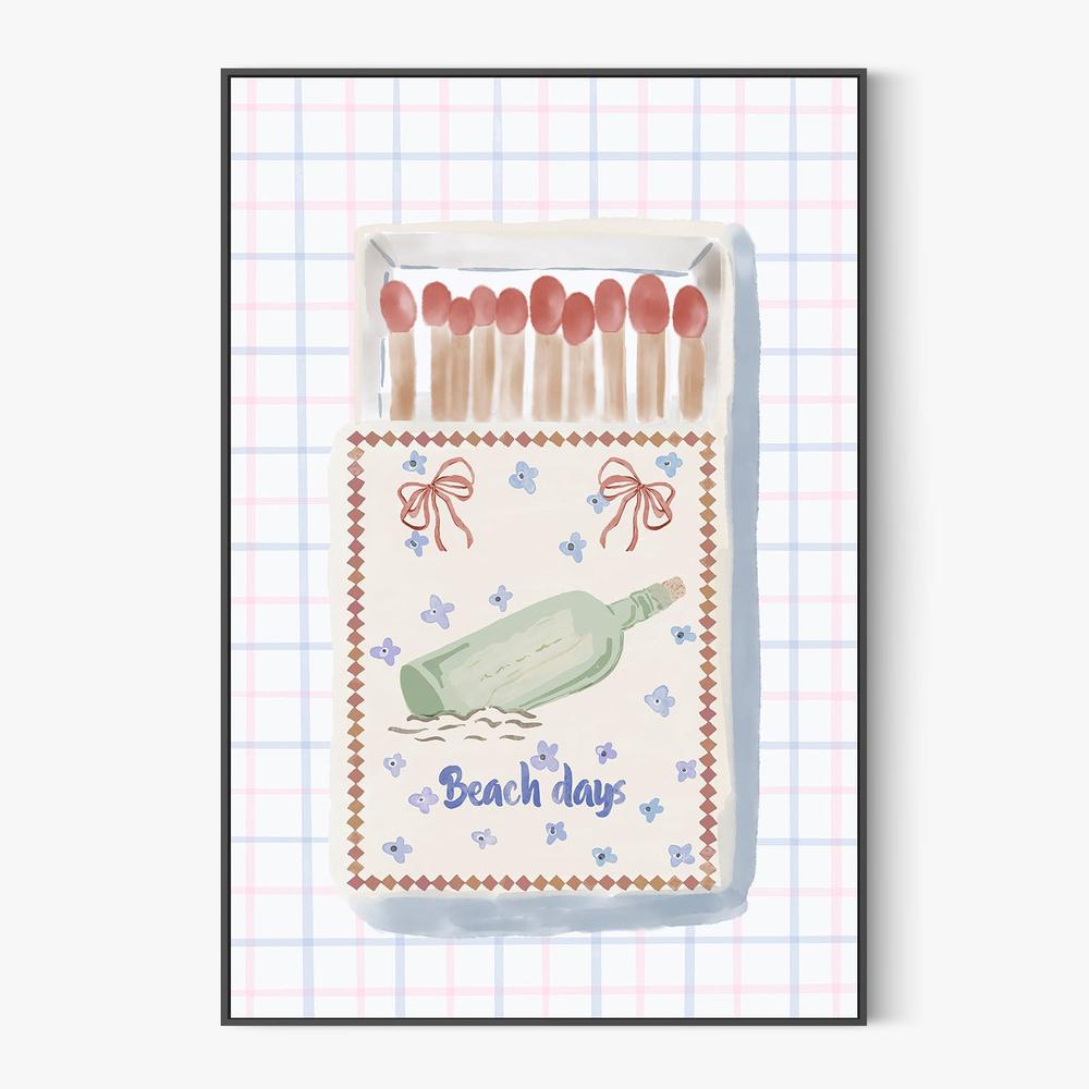 Beach Days Matchbox-by-Radhika Modi-wall-art-print-canvas-poster-framed-Gioia