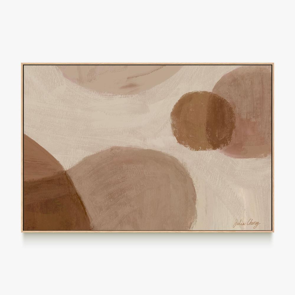 Beige and Taupe-by-Julia Cheney-wall-art-print-canvas-poster-framed-Gioia