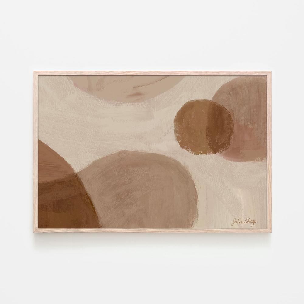 Beige and Taupe-by-Julia Cheney-wall-art-print-canvas-poster-framed-Gioia