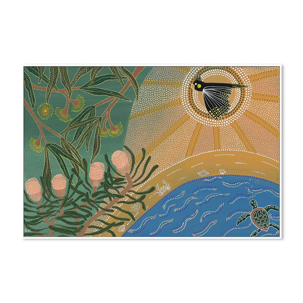 Between Sky & Sea-by-Domica Hill-wall-art-print-canvas-poster-framed-Gioia
