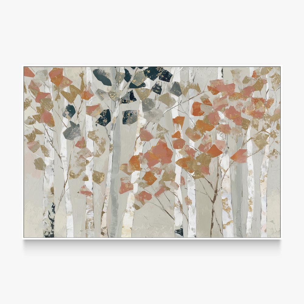 Birch Forest in Autumn, Style A-by-Jordão de Abreu-wall-art-print-canvas-poster-framed-Gioia