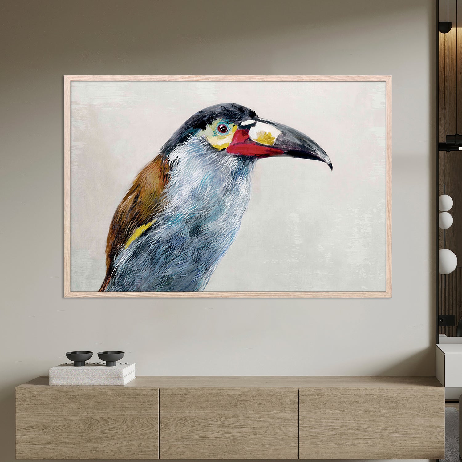 Black billed Mountain Toucan-by-Jacob Q-wall-art-print-canvas-poster-framed-Gioia