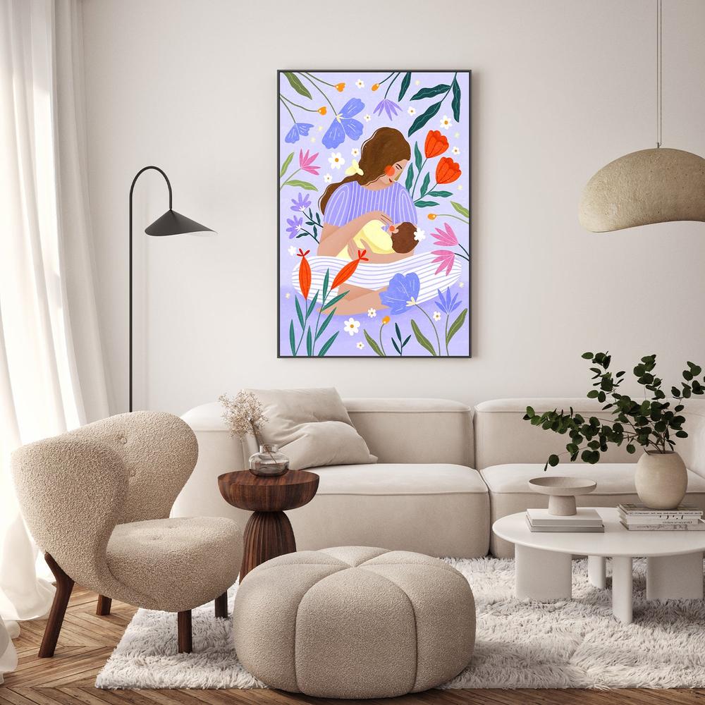 Blooming Motherhood-by-Bea Muller-wall-art-print-canvas-poster-framed-Gioia