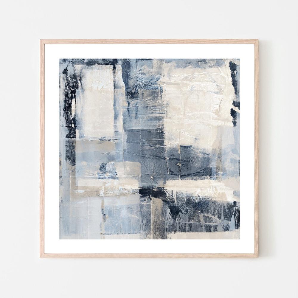 Blue and Ivory Layers-by-Gioia Wall Art-wall-art-print-canvas-poster-framed-Gioia