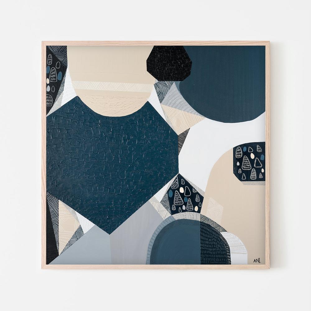Blue Stone Basalt, Style A-by-Ani Ipradjian-wall-art-print-canvas-poster-framed-Gioia