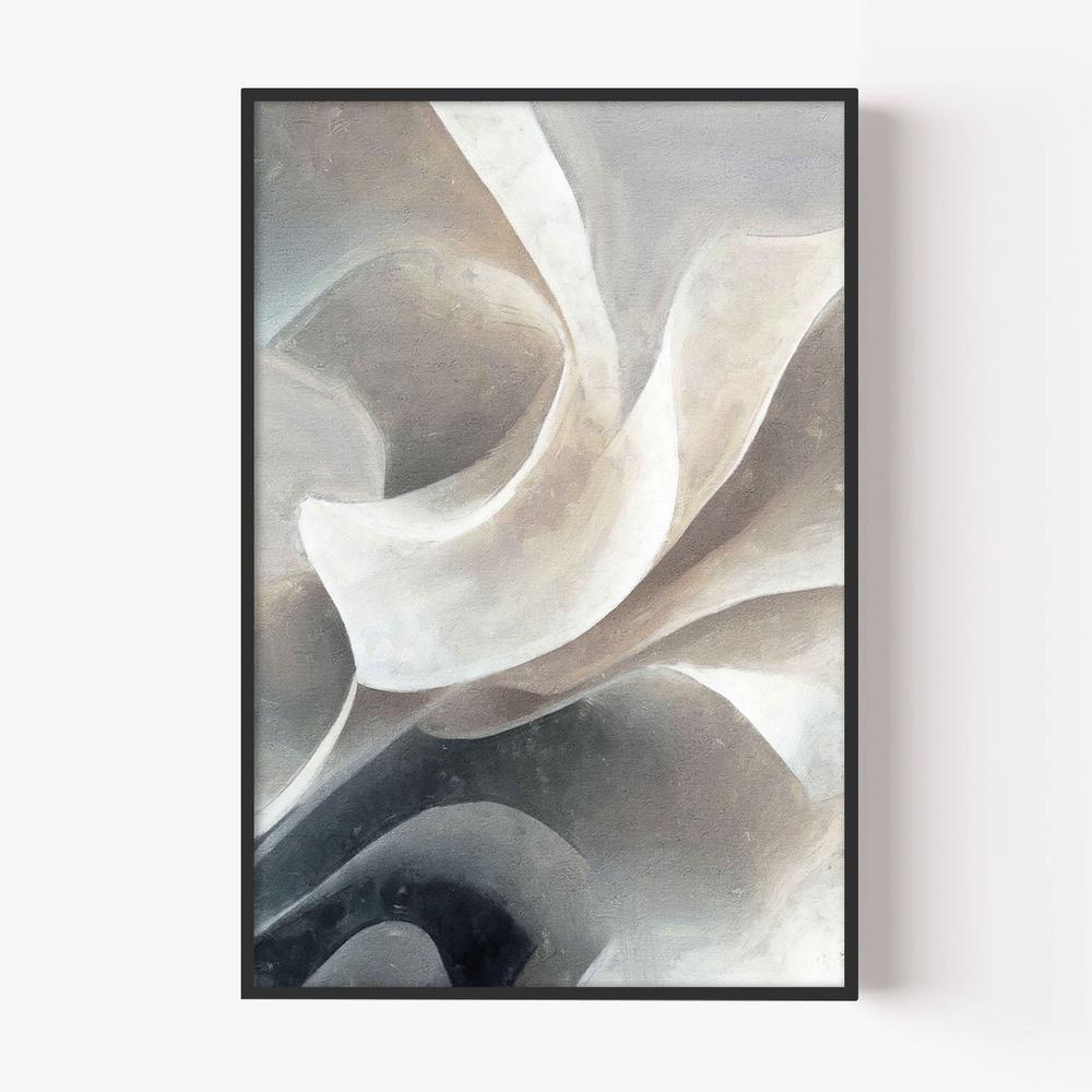 Blur of Becoming, Style B-by-Nina Blue-wall-art-print-canvas-poster-framed-Gioia