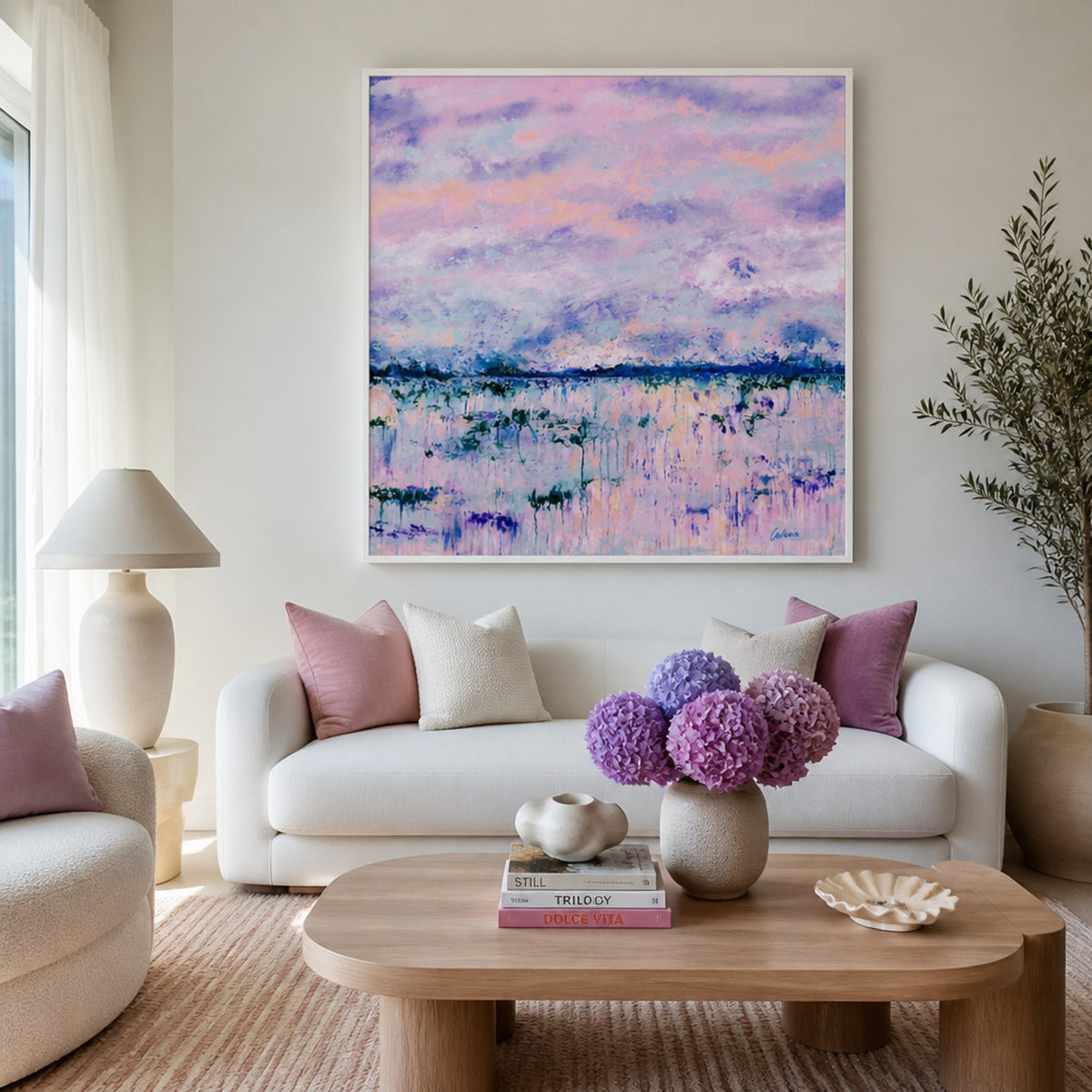 Blushing Paddock III-by-Karen Cavania-wall-art-print-canvas-poster-framed-Gioia