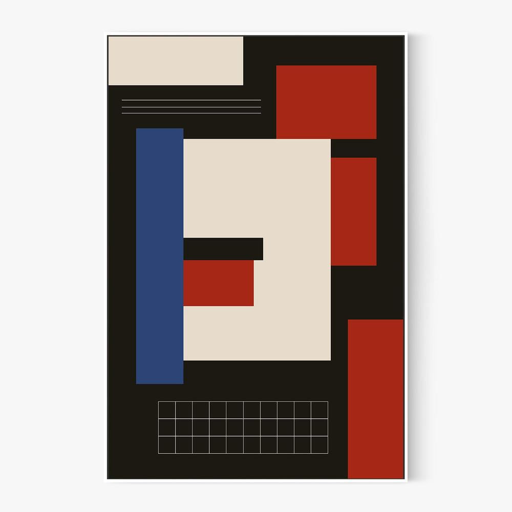 Bold Geometric Abstract-by-FINE STUFF-wall-art-print-canvas-poster-framed-Gioia