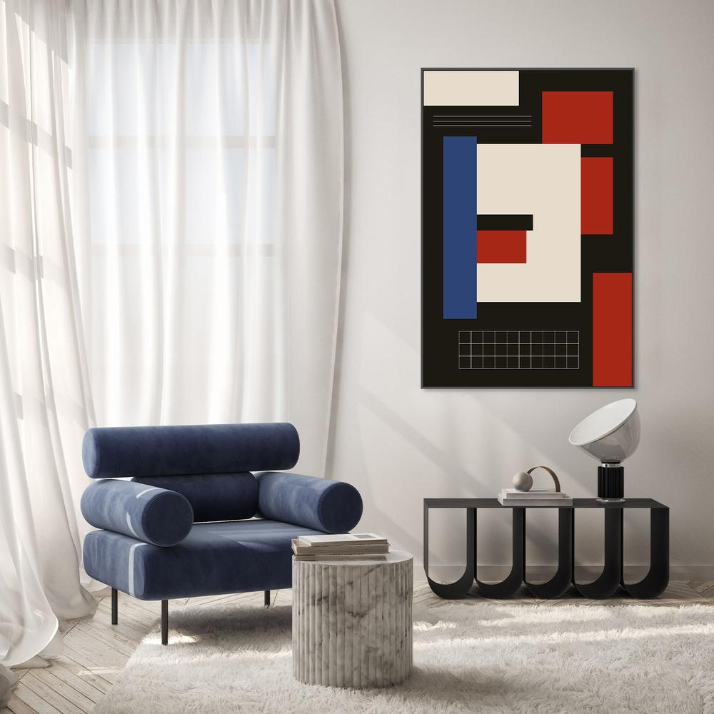 Bold Geometric Abstract-by-FINE STUFF-wall-art-print-canvas-poster-framed-Gioia