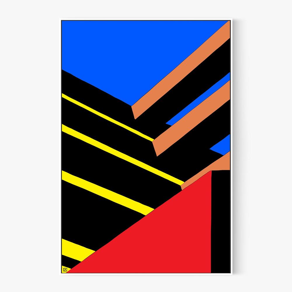 Bold Geometric Abstraction-by-Giuseppe Cristiano-wall-art-print-canvas-poster-framed-Gioia