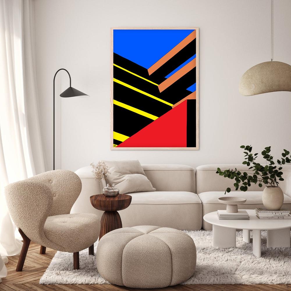Bold Geometric Abstraction-by-Giuseppe Cristiano-wall-art-print-canvas-poster-framed-Gioia