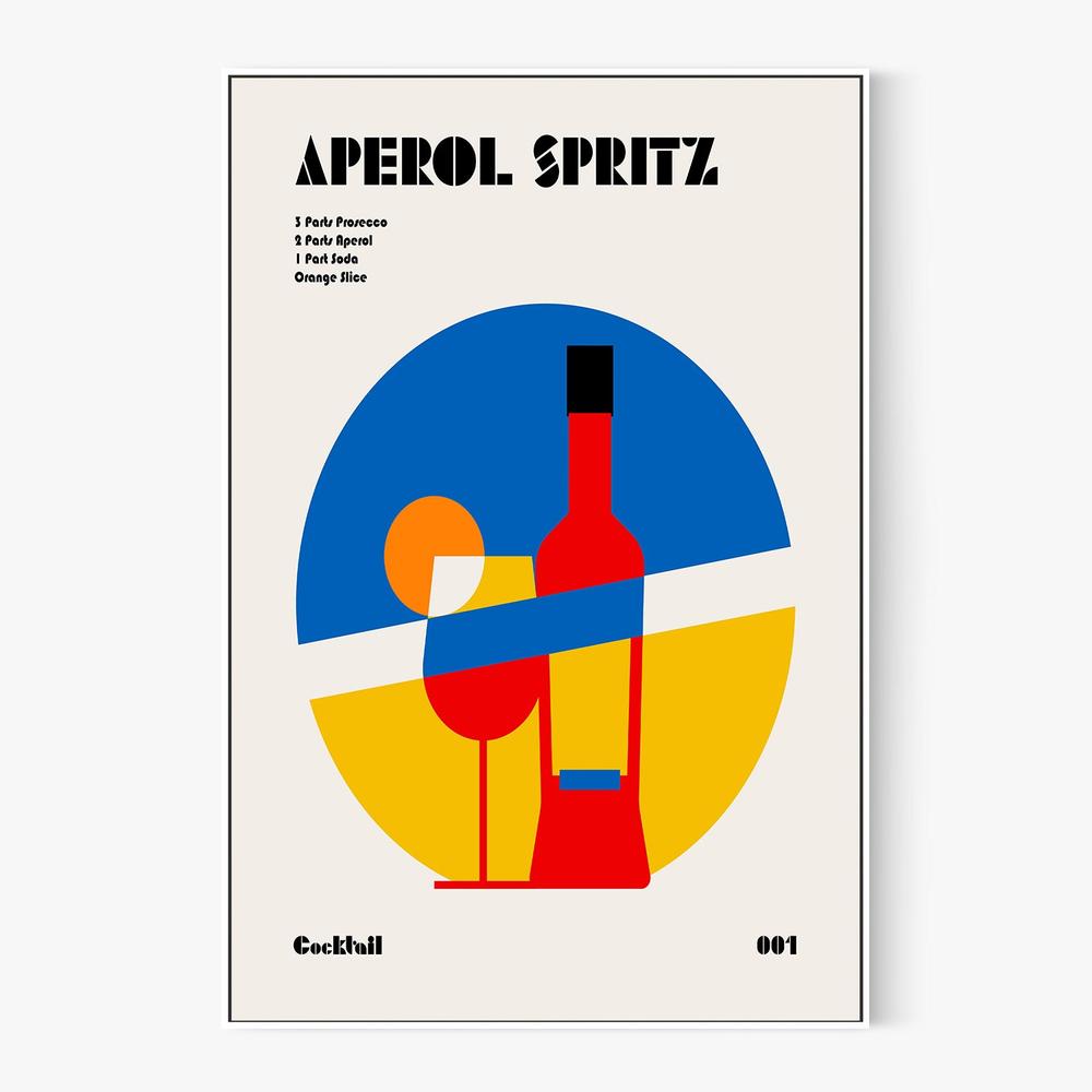 Bold Geometric Cocktail Recipe-by-Retrodrome-wall-art-print-canvas-poster-framed-Gioia