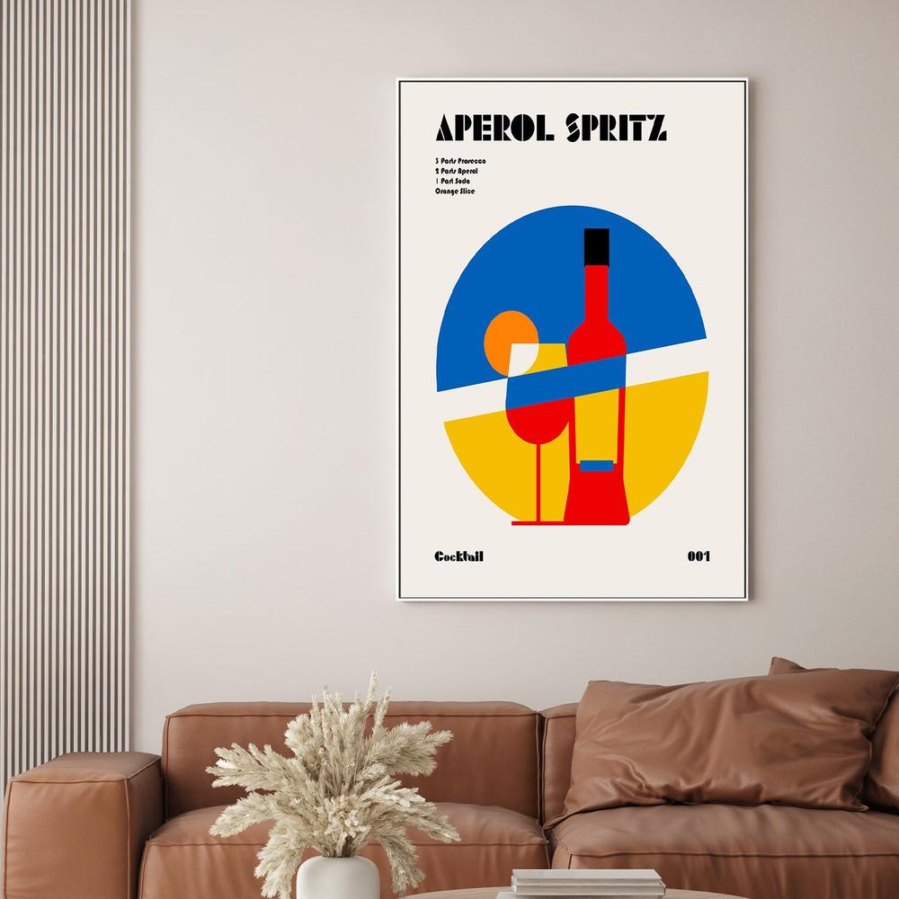 Bold Geometric Cocktail Recipe-by-Retrodrome-wall-art-print-canvas-poster-framed-Gioia