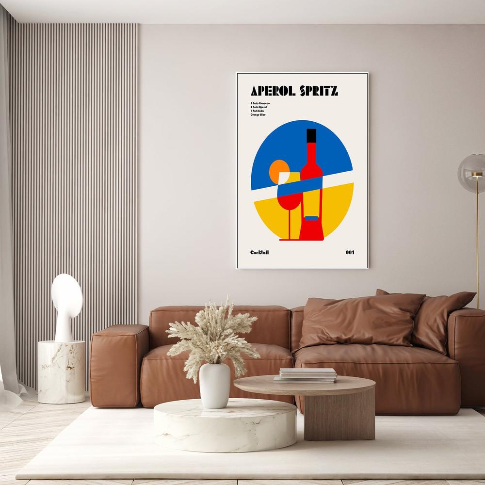 Bold Geometric Cocktail Recipe-by-Retrodrome-wall-art-print-canvas-poster-framed-Gioia