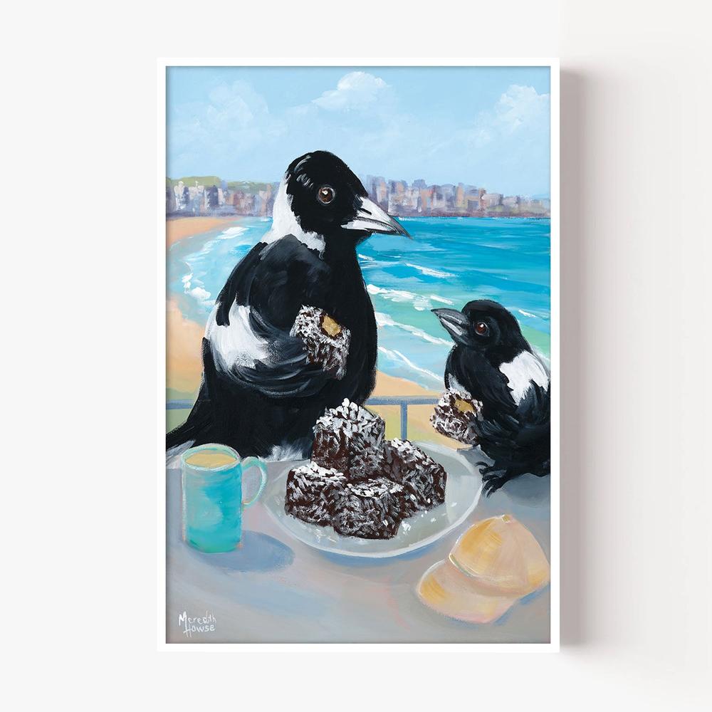 Bondi Lamington-by-Meredith Howse-wall-art-print-canvas-poster-framed-Gioia