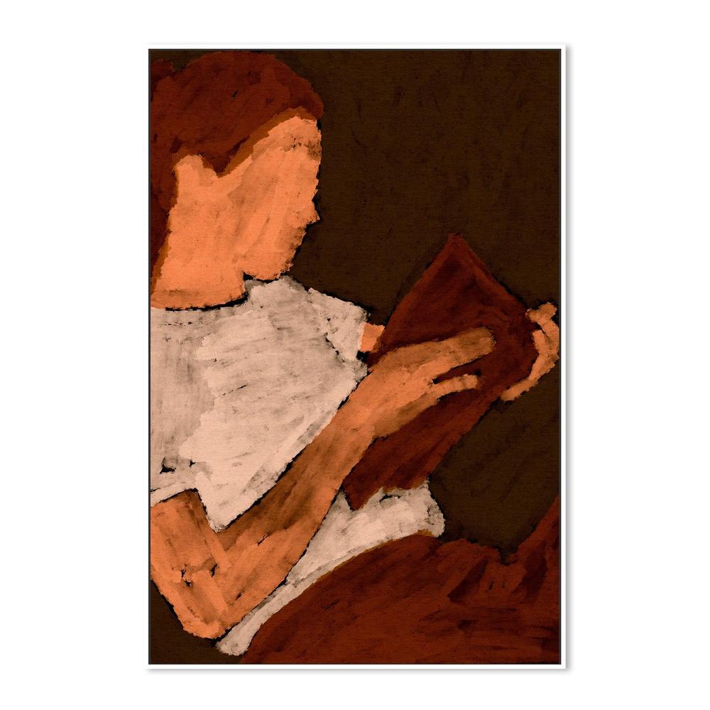 Book Lover 6-by-Shatha Al Dafai-wall-art-print-canvas-poster-framed-Gioia