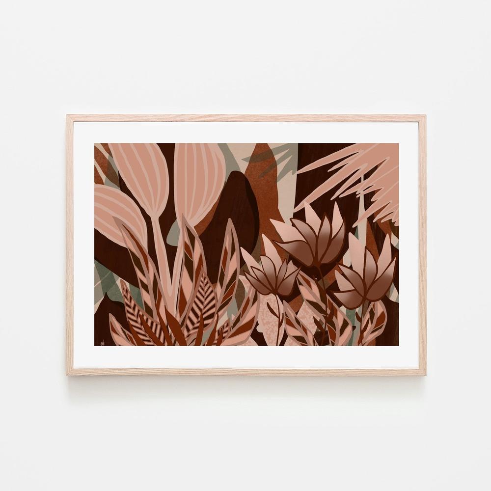 Botanical Solace-by-Carrie Welsh-wall-art-print-canvas-poster-framed-Gioia