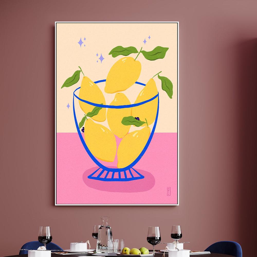 Bright Citrus Still Life-by-Dirkie Nell-wall-art-print-canvas-poster-framed-Gioia