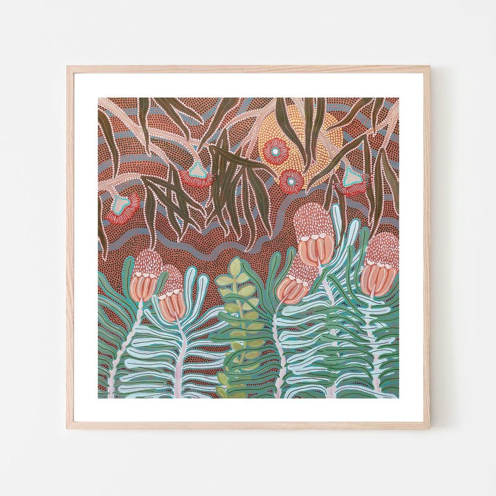 Bushland Harmony-by-Domica Hill-wall-art-print-canvas-poster-framed-Gioia