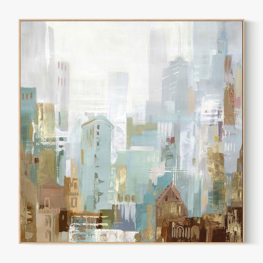 Bustle City, Style B-by-Lera-wall-art-print-canvas-poster-framed-Gioia