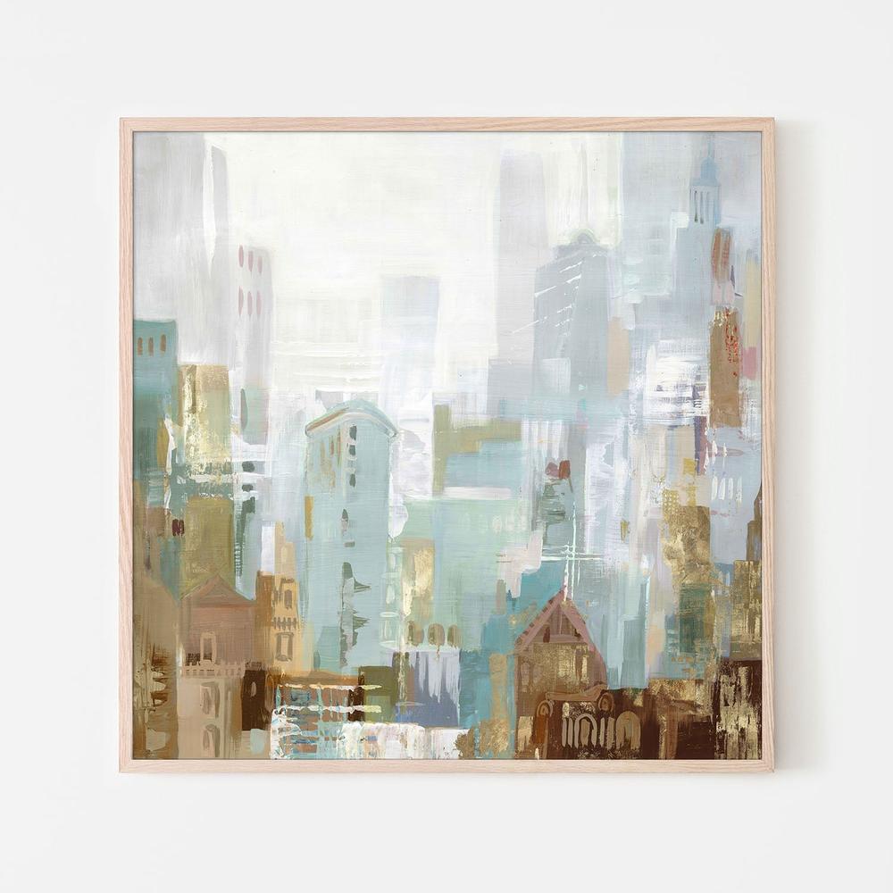 Bustle City, Style B-by-Lera-wall-art-print-canvas-poster-framed-Gioia