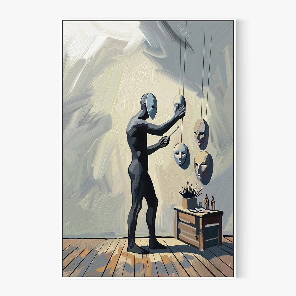 CARETAS-by-Giovanna Gil Alves-wall-art-print-canvas-poster-framed-Gioia