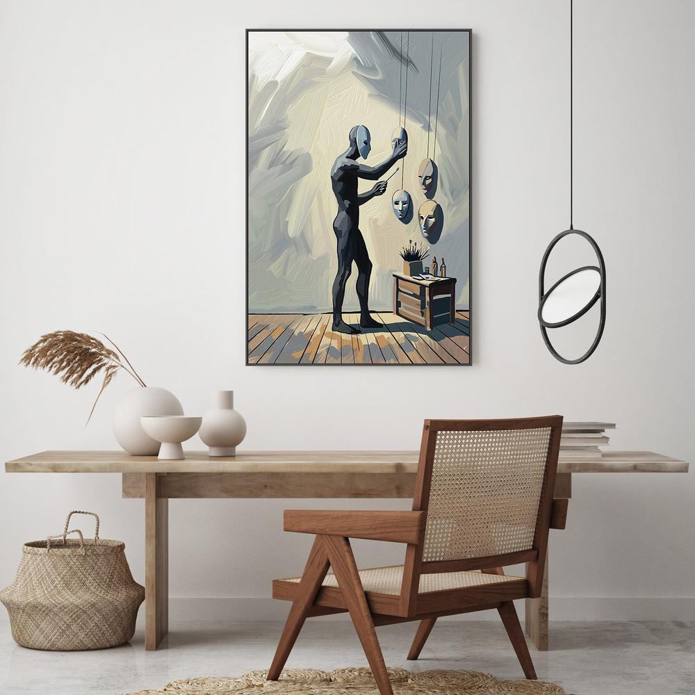 CARETAS-by-Giovanna Gil Alves-wall-art-print-canvas-poster-framed-Gioia