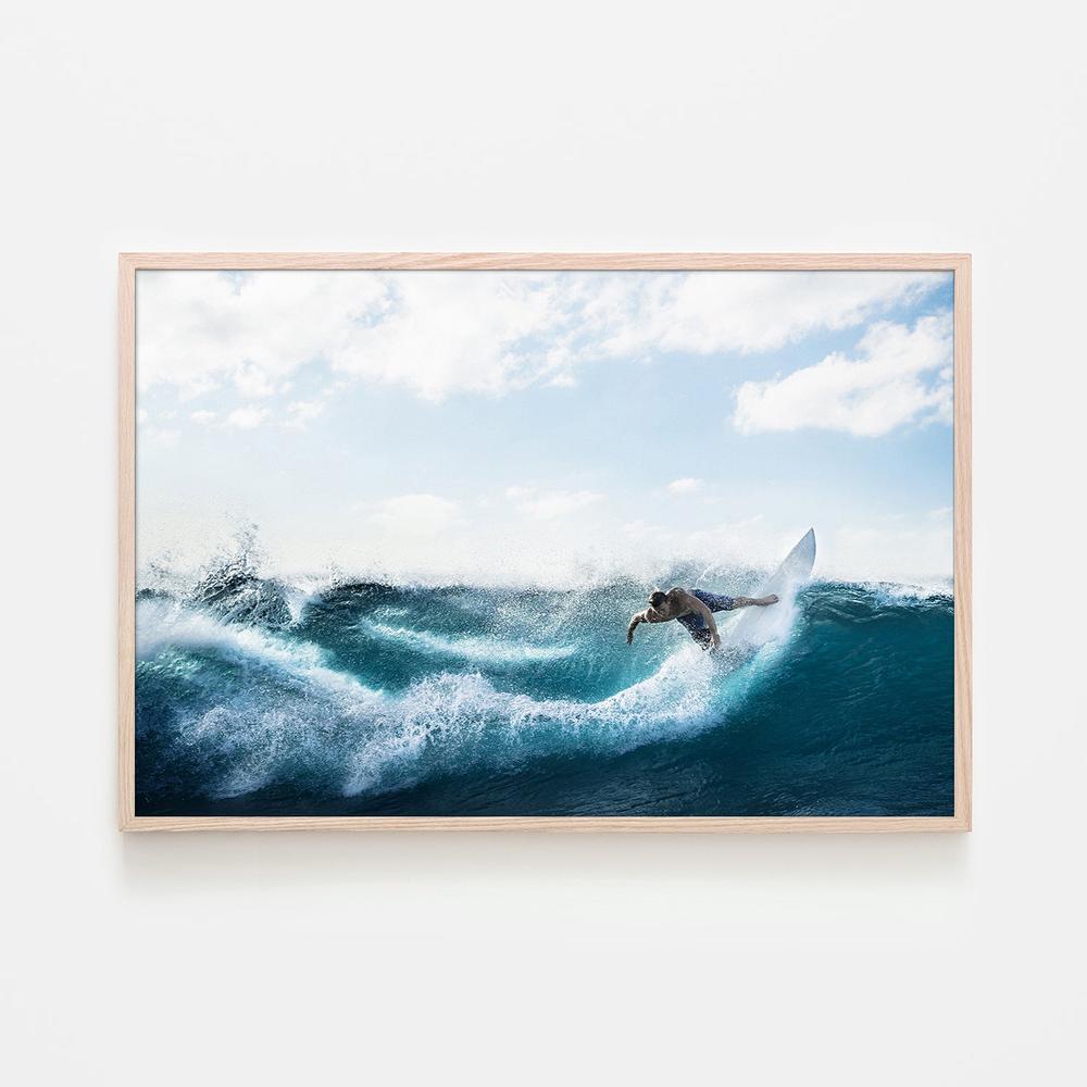 Catch A Wave, Style B-by-Gal Pittel-wall-art-print-canvas-poster-framed-Gioia