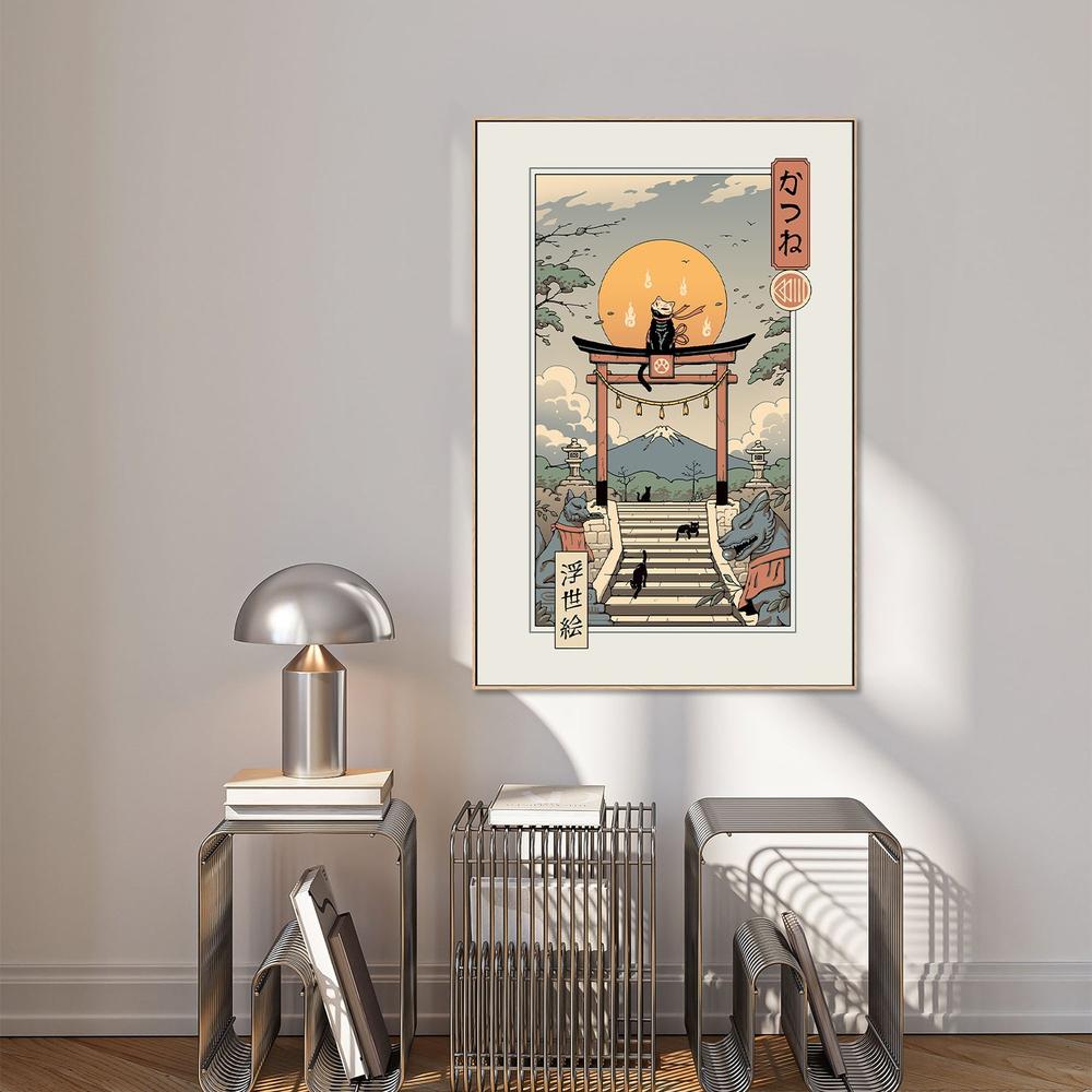 Catsune Inari-by-Vincent Trinidad-wall-art-print-canvas-poster-framed-Gioia