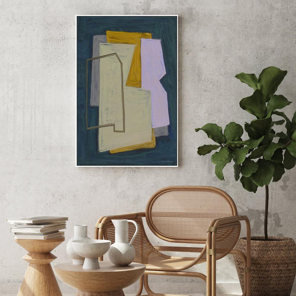 Chalk and Shapes, Style A-by-Mareike Bohmer-wall-art-print-canvas-poster-framed-Gioia
