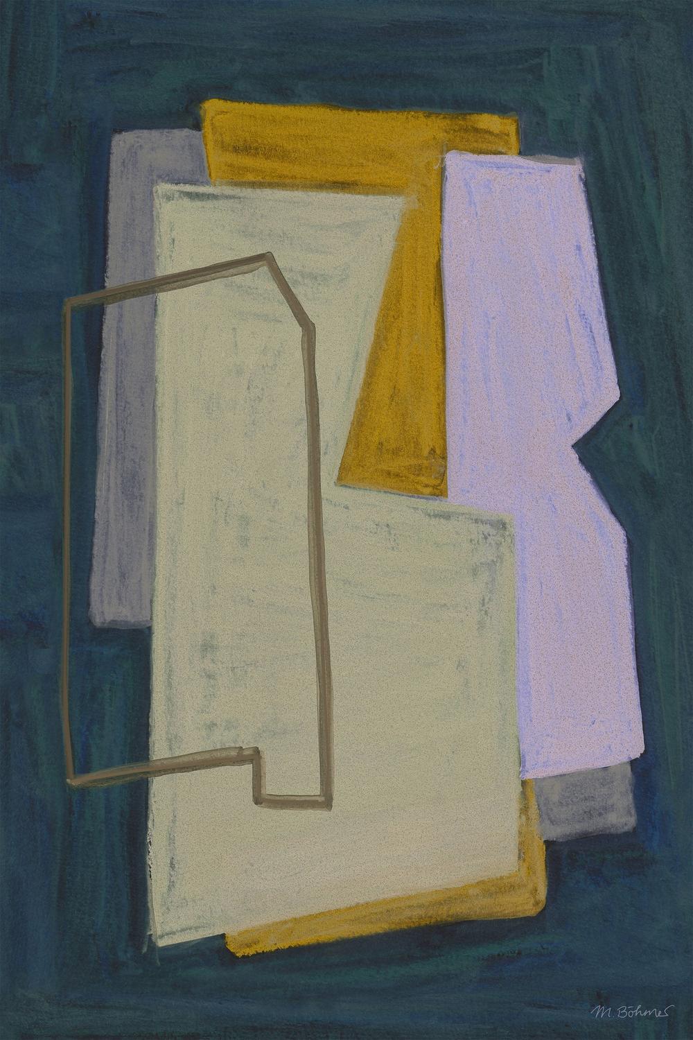 Chalk and Shapes, Style A-by-Mareike Bohmer-wall-art-print-canvas-poster-framed-Gioia