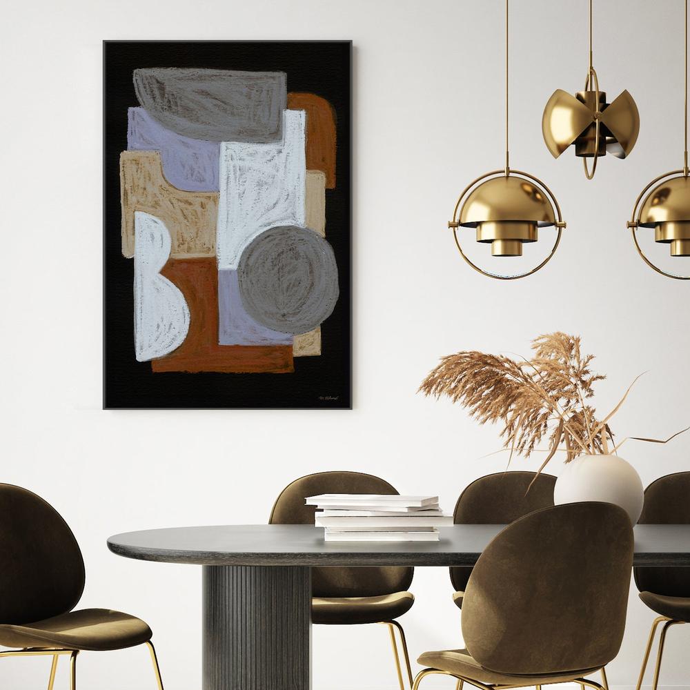 Chalks and Shapes, Style E-by-Mareike Bohmer-wall-art-print-canvas-poster-framed-Gioia