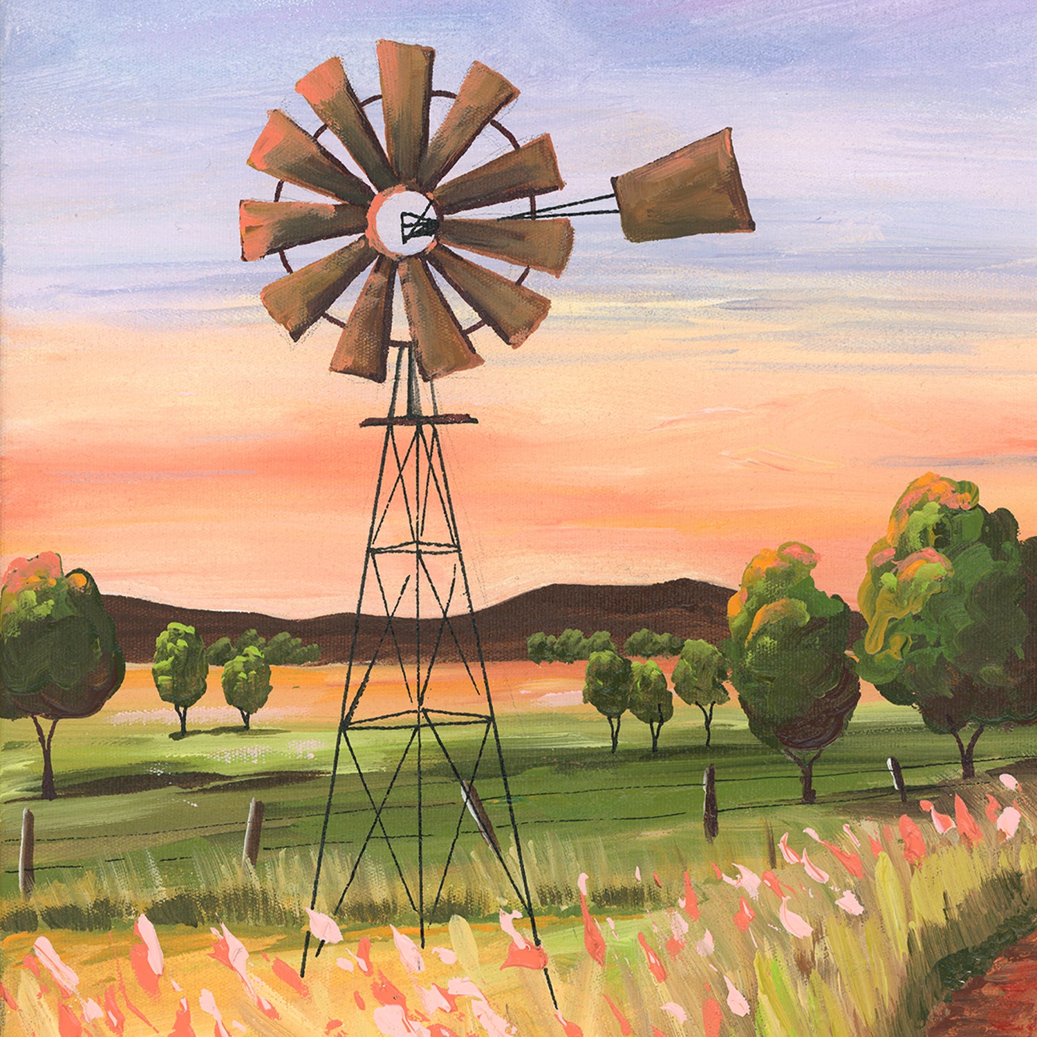 Back Road, Style B , By Meg Frances