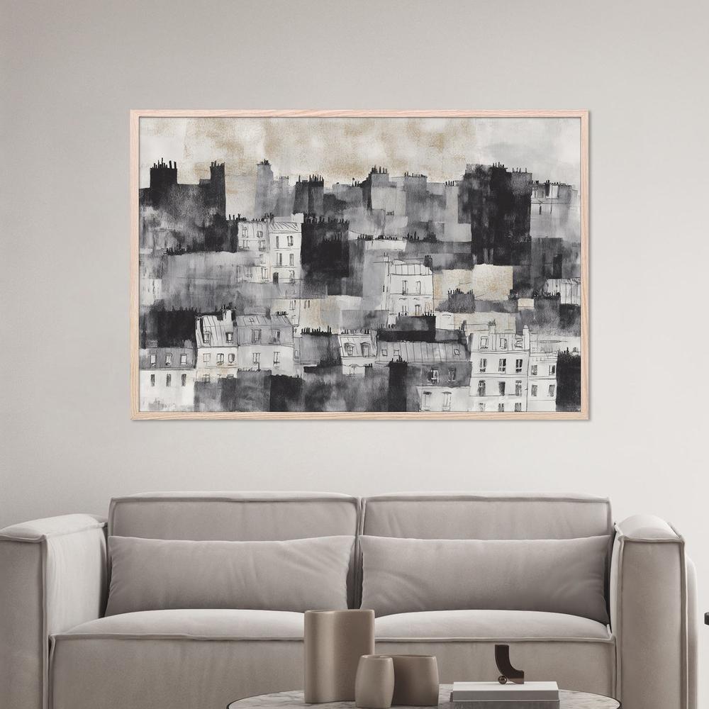 Cloudy Paris-by-Jordão de Abreu-wall-art-print-canvas-poster-framed-Gioia