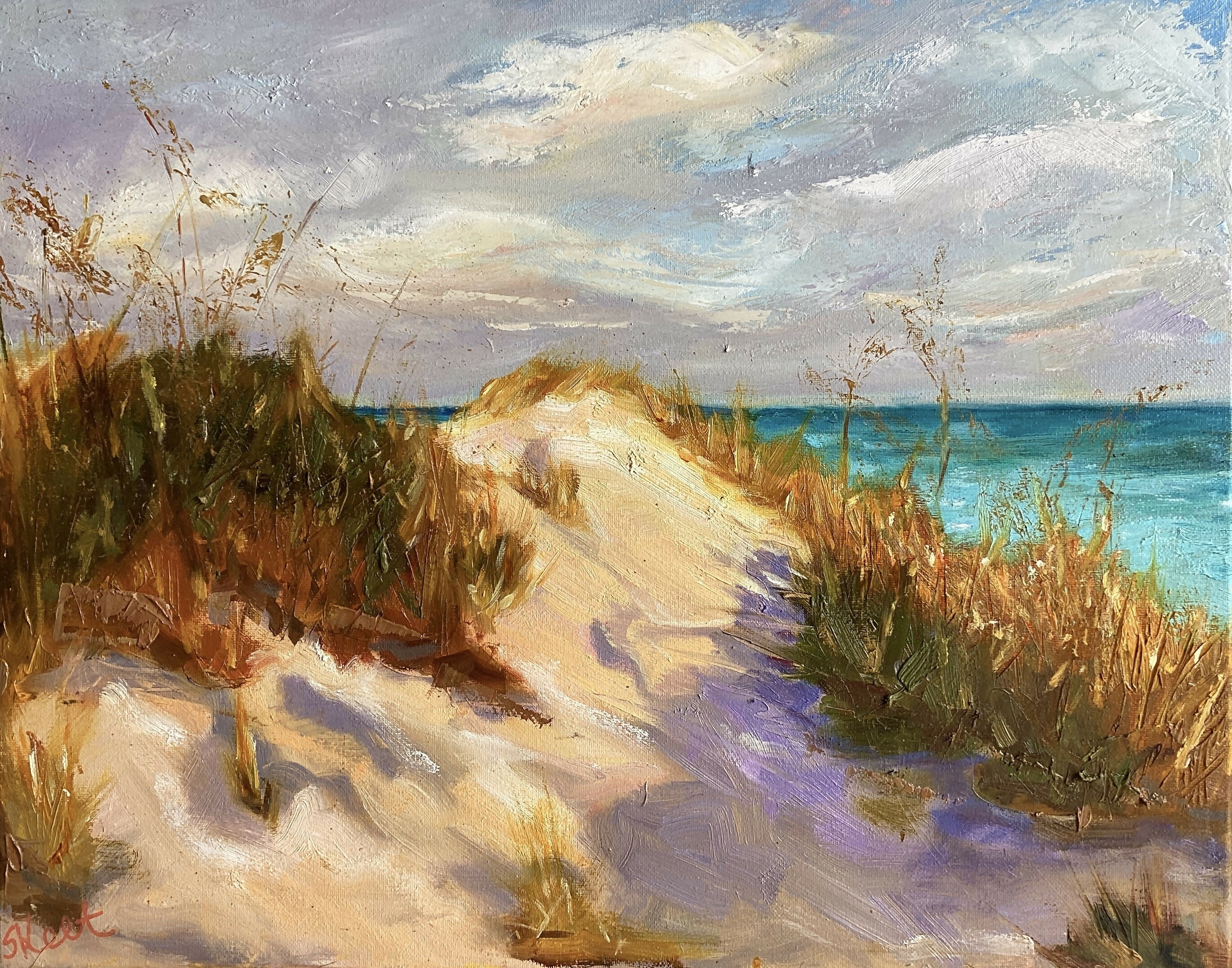 Ocean View in Morning Light