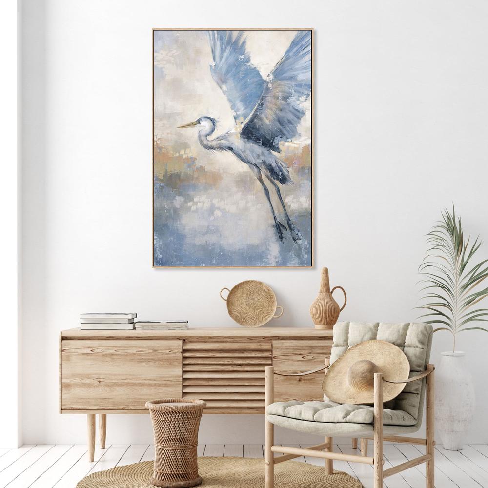 Coastal Heron, Style D-by-Gioia Template-wall-art-print-canvas-poster-framed-Gioia