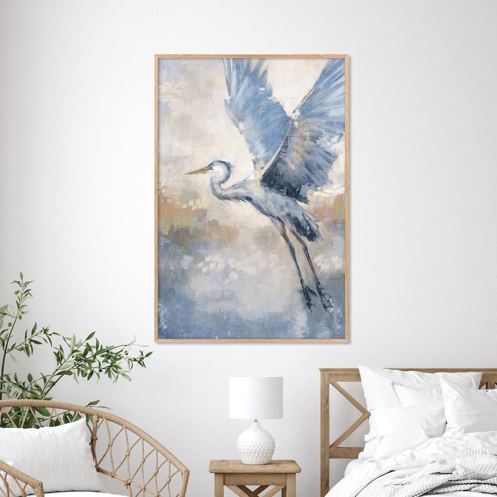Coastal Heron, Style D-by-Gioia Template-wall-art-print-canvas-poster-framed-Gioia