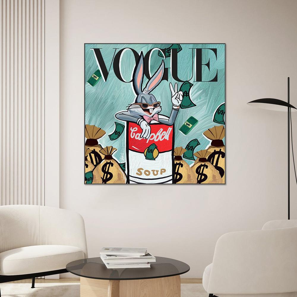 CONEJO VOGUE-by-Giovanna Gil Alves-wall-art-print-canvas-poster-framed-Gioia