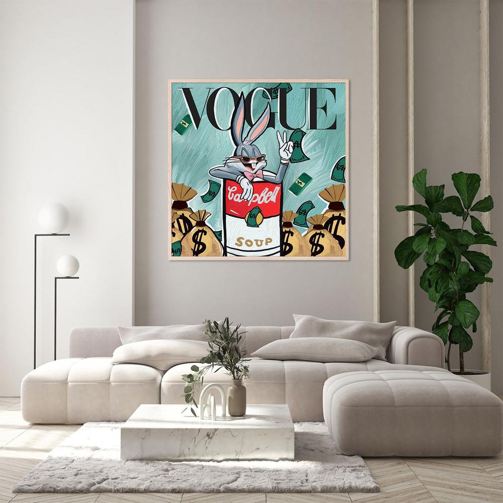 CONEJO VOGUE-by-Giovanna Gil Alves-wall-art-print-canvas-poster-framed-Gioia