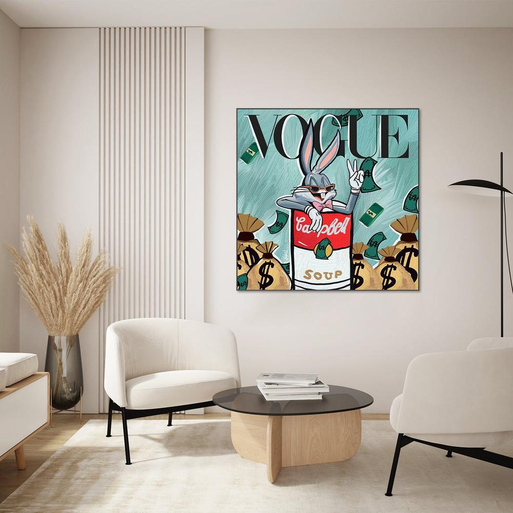 CONEJO VOGUE-by-Giovanna Gil Alves-wall-art-print-canvas-poster-framed-Gioia