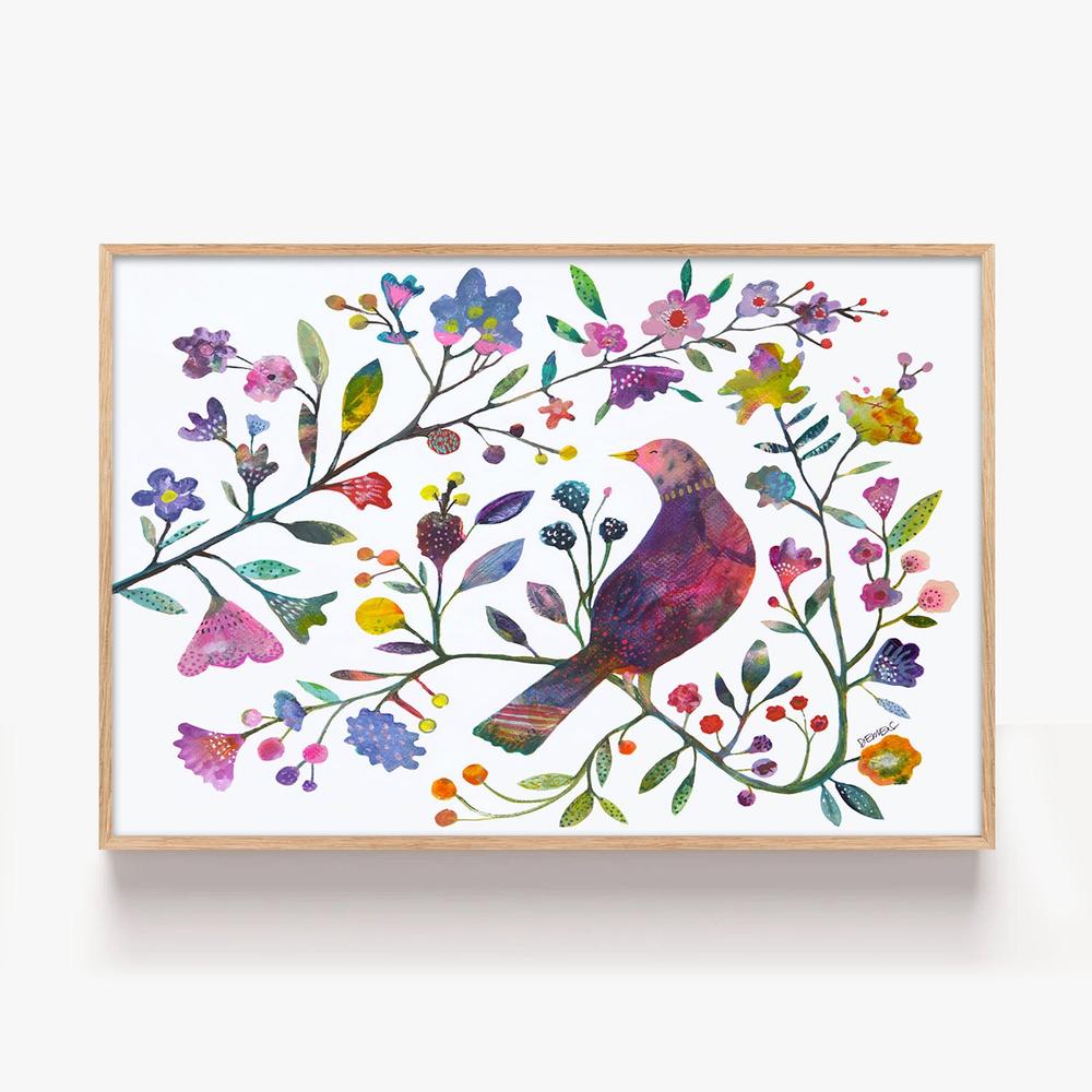 conjuguer le monde au participe présent-by-Sylvie Demers-wall-art-print-canvas-poster-framed-Gioia