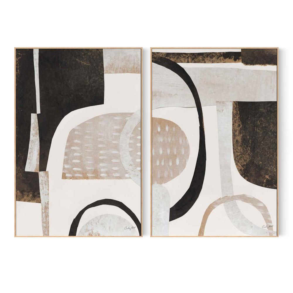 Connections, Style A & B, Set Of 2-by-Courtney Prahl-wall-art-print-canvas-poster-framed-Gioia