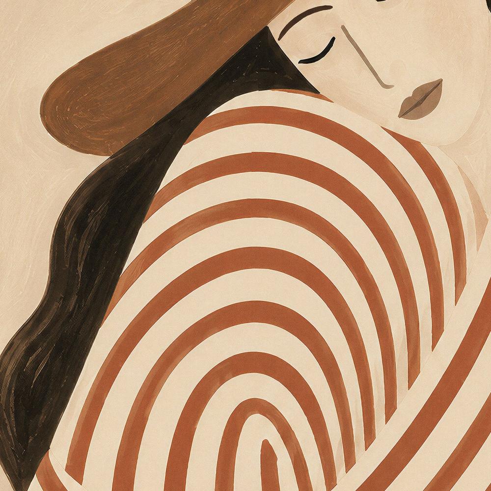 Cowgirl Spiral-by-Lady Hana-wall-art-print-canvas-poster-framed-Gioia