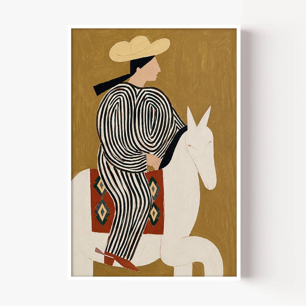 Cowgirl Spirit-by-Lady Hana-wall-art-print-canvas-poster-framed-Gioia